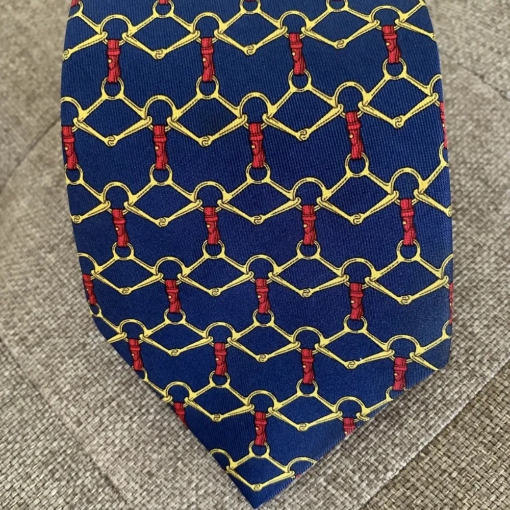 Hermes Tie blue 58"